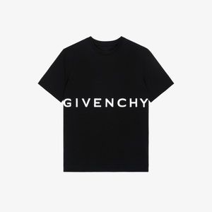 Black Givenchy 4G Embroidered slim fit t-shirt Size Small Men